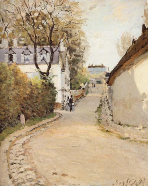Alfred Sisley Rue de Princesse,Louveciennes oil painting image